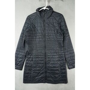 Patagonia Womens Nano Puff Parka Medium Black Insulated Puffer Coat Jacket